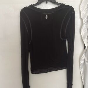 FP Movement Women's Black Long Sleeve Top